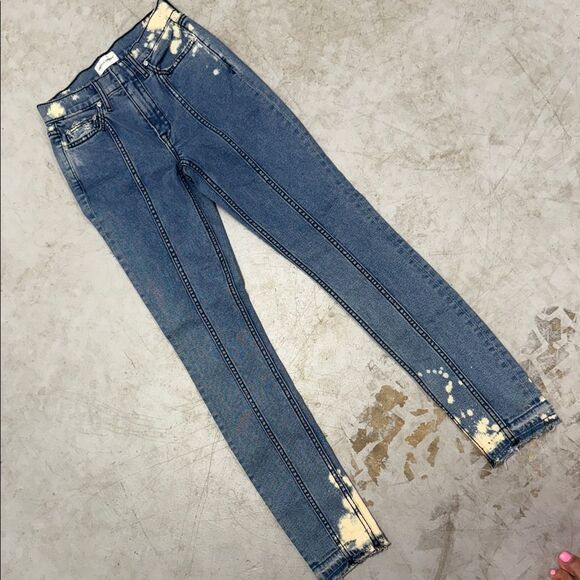 Stylish Blue Women's Jeans COTTON CITIZEN Acid Wash Jeans Size 25 NWOT - Picture 1 of 5